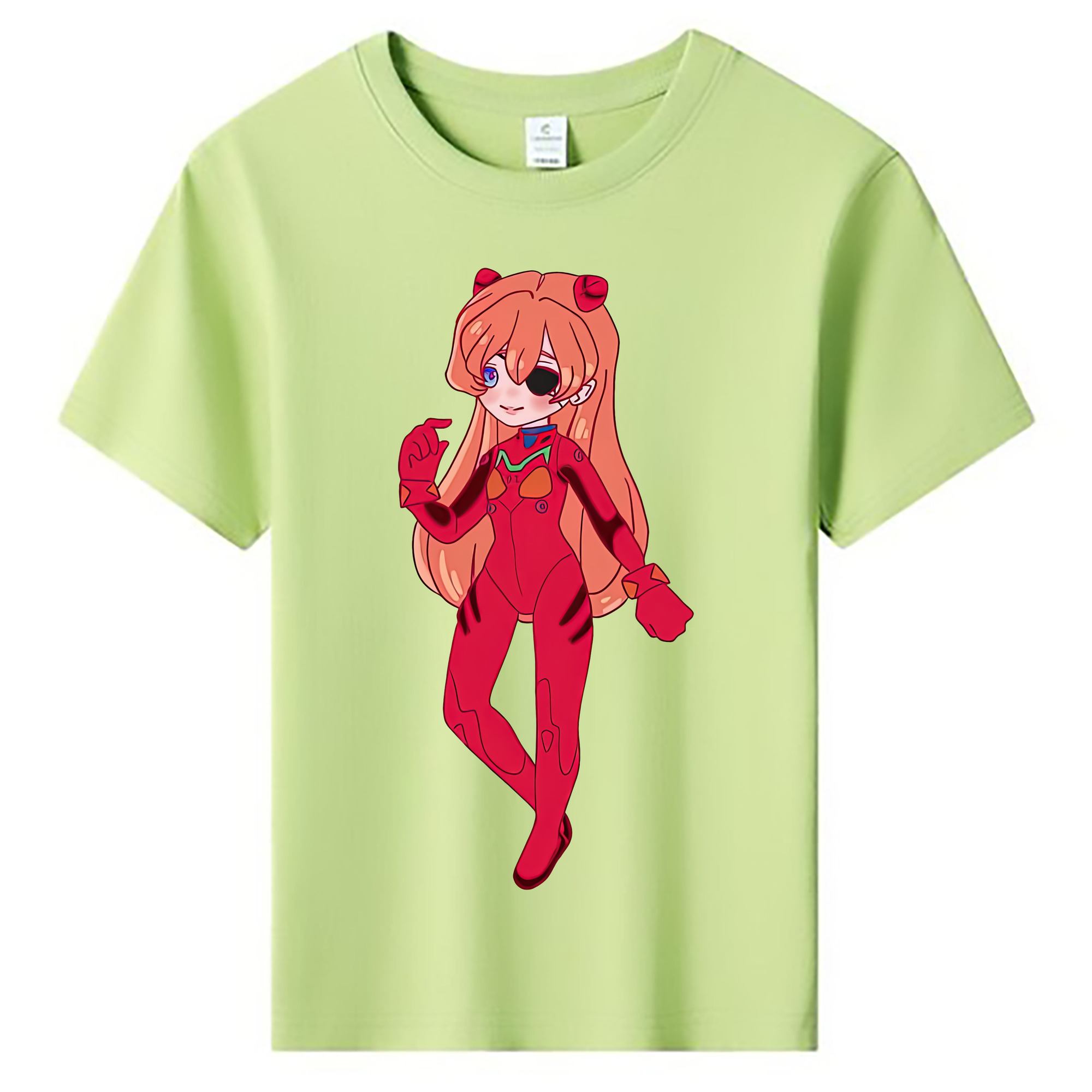 （画像用） EVA 新世紀エヴァンゲリオン 綿100％キッズTシャツ（フロントプリント）